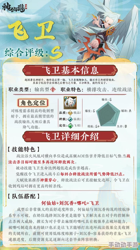 神仙道游戏中飞卫角色解锁所需声望值全面探讨