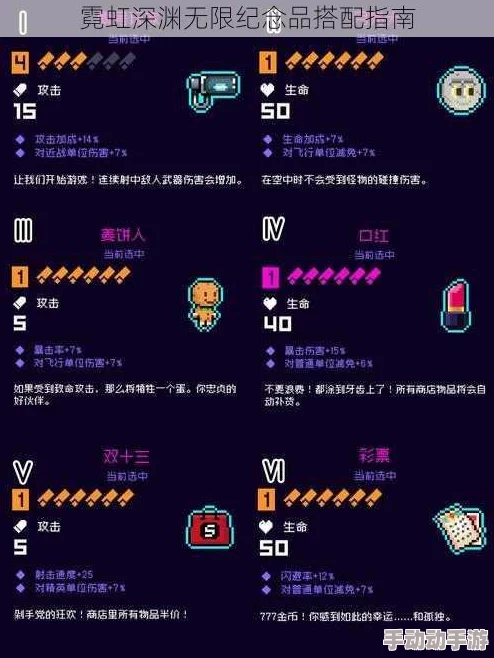 霓虹深渊：无限纪念品搭配策略全解析，解锁顶级装备组合新境界