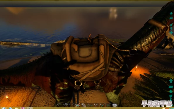 方舟生存进化:高效驯服三角龙技巧,击晕后即时开启背包管理策略 方舟生存进化:高效驯服三角龙技巧,击晕后即时开启背包管理策略