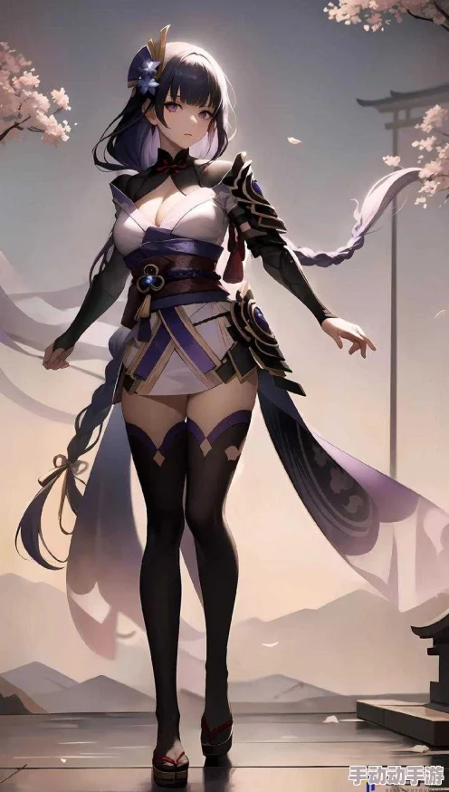 雷电将军腿法娴熟，展现出独特的战斗风格与技巧，令人叹为观止的武艺之美