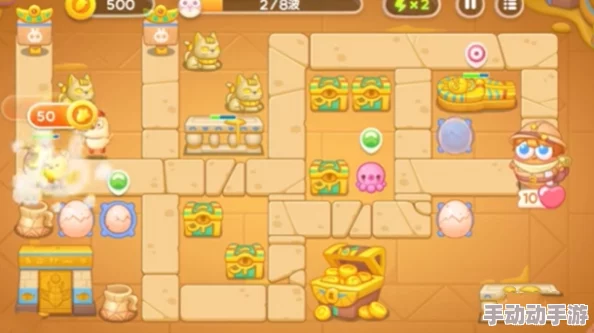 《保卫萝卜4》法老遗迹再临：第74关智慧布局与策略通关秘籍大公开！