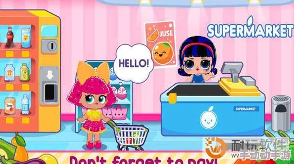 逛街时玩具突然按下按钮，意外触发的奇妙体验让人惊喜不已