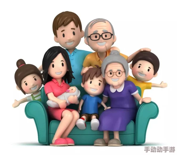 爷爷日遍全家福，世代传承情深意长