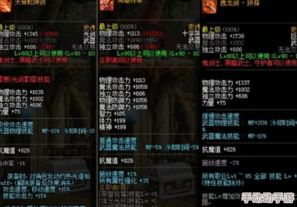 地下城与勇士》B套装备全面剖析：探索哪一套能极限提升你的战斗伤害力？