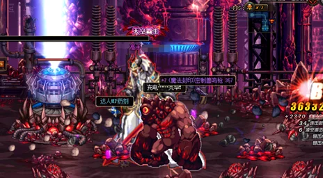 《地下城与勇士》中金色柱子现身，揭秘幸运频道隐藏副本：格蓝迪深渊的辉煌瞬间！