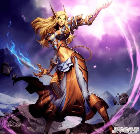 《魔兽争霸2》中，暗夜精灵的女王之谜：月之女祭司的传奇之路探秘