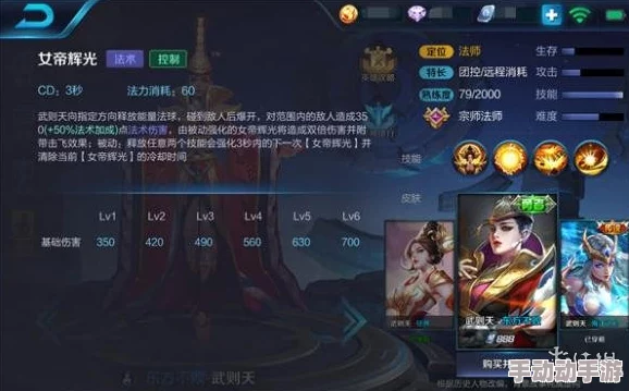 武则天王者之道:深度剖析武曌技能特性,领略君临天下的策略魅力 武则天王者之道:深度剖析武曌技能特性,领略君临天下的策略魅力