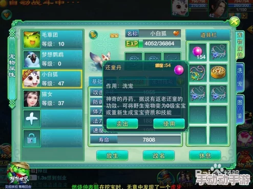 仙剑世界宠物如何高效养成? 仙剑世界宠物如何高效养成?